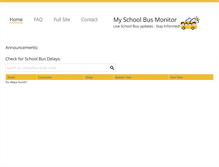 Tablet Screenshot of myschoolbusmonitor.ca